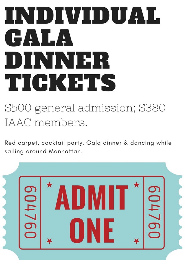 INDIVIDUAL GALA DINNER TICKETS