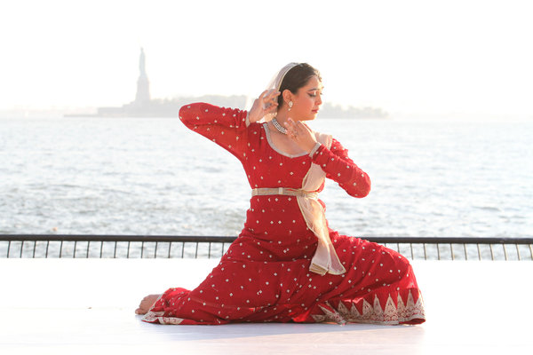 The Kathak performer Sanjukta Wagh.