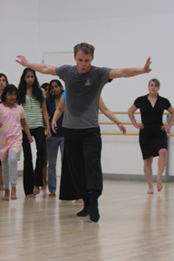 Workshop with Tadej Brdnik fr. Martha Graham