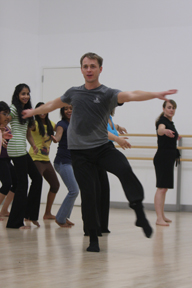 Workshop with Tadej Brdnik fr. Martha Graham