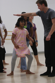 Workshop with Tadej Brdnik fr. Martha Graham