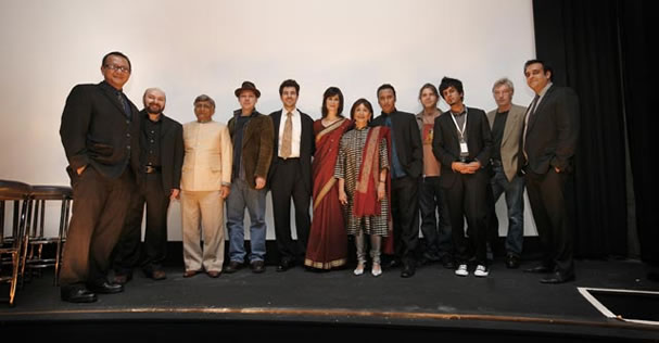 Cast and crew of 'Today's Special' at the awards ceremony