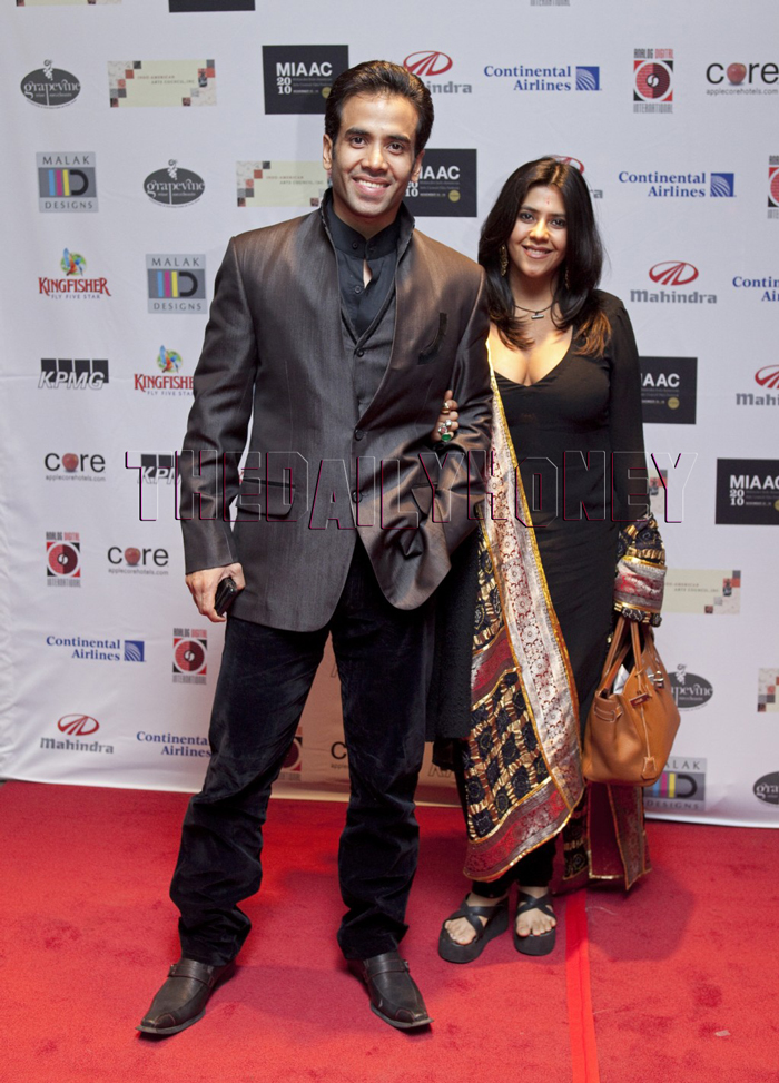 shor3 Ekta Kapoor, Tushaar Kapoor & Sendhil Ramamurthy At The Shors Opening Night: MIAAC 10 