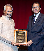 Mani Ratnam being felicitated