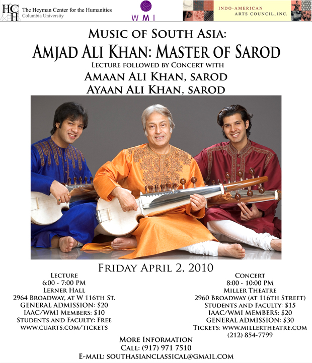 Music of South Asia. Amjad Ali Khan: Master of Sarod