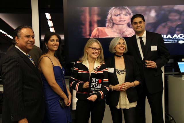 Actress and activist Shabana Azmi being honored with a proclamation from the City of New York at event organized by IAAC