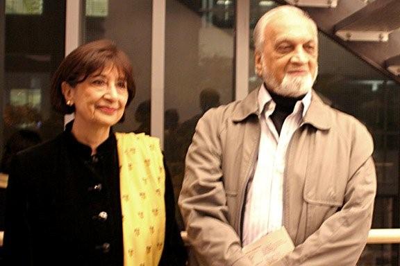 With Madhur Jaffrey