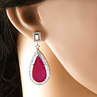 Ruby Earrings