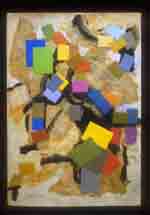 Anna Walinska :"Collage with Colored Squares (aka "Shan Boogie Woogie")