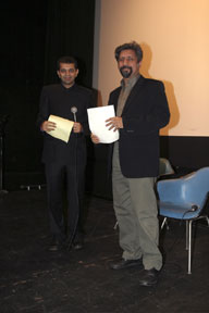 Ali Kazimi with Suketu Mehta