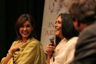 Lisa Ray and Deepa Mehta