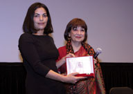 Sarita Chowdhry and Madhur Jaffrey