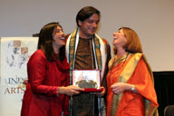 Mira Nair, Shashi Tharoor and Aroon Shivdasani