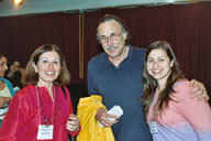 Arthur Kopit (Playwright) Aroon Shivdasani and Taniya Hossain (Festival Playwright)