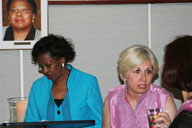 South African Consul General Fikile Magubane and IAAC Executive Director Aroon Shivdasani 