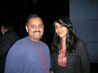 Arun Vaidyanathan and Smrithi Mundhra, producer of Water Borne 