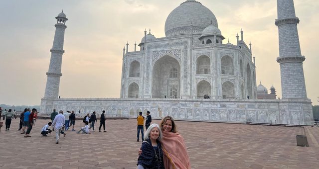 Agra with Sacha