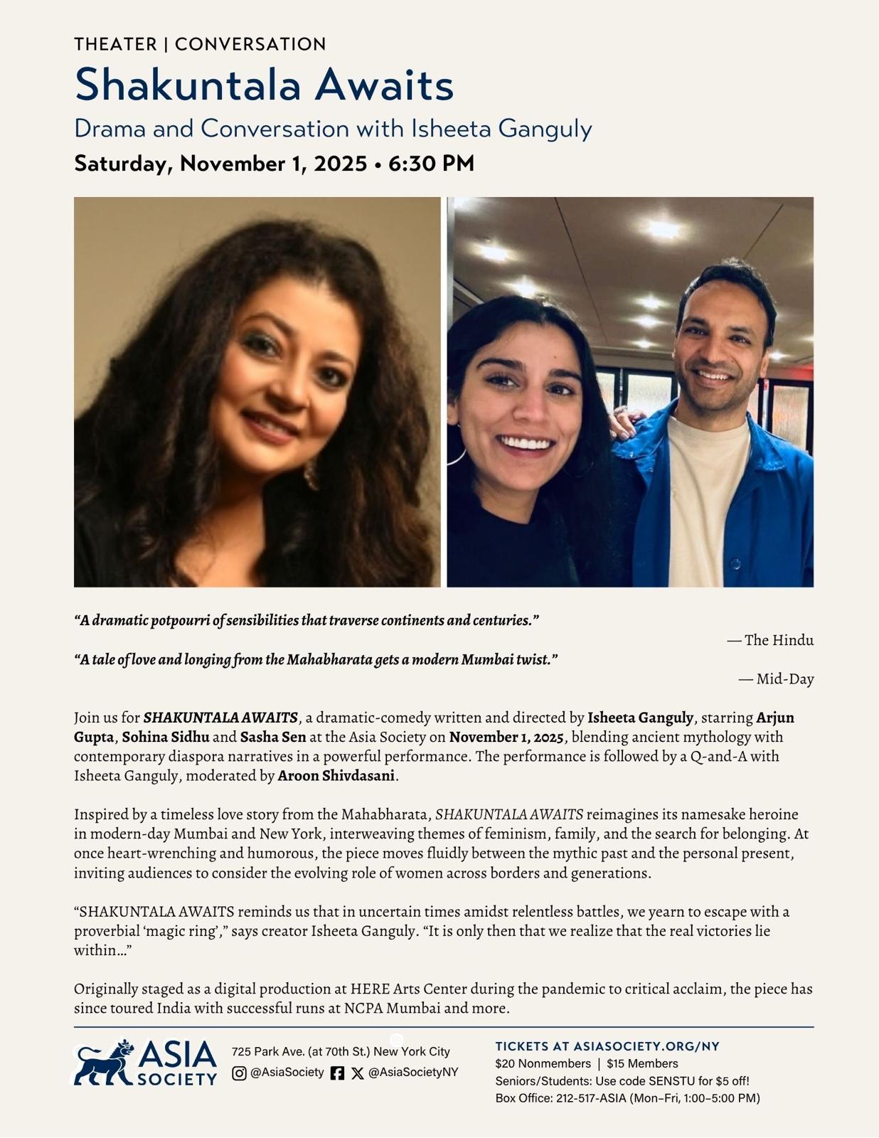 Conversation with Isheeta Ganguly